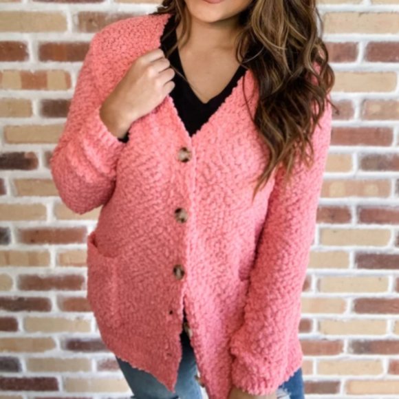 Women's Top KEEP IT POPPIN' CARDIGAN - Picture 5 of 5
